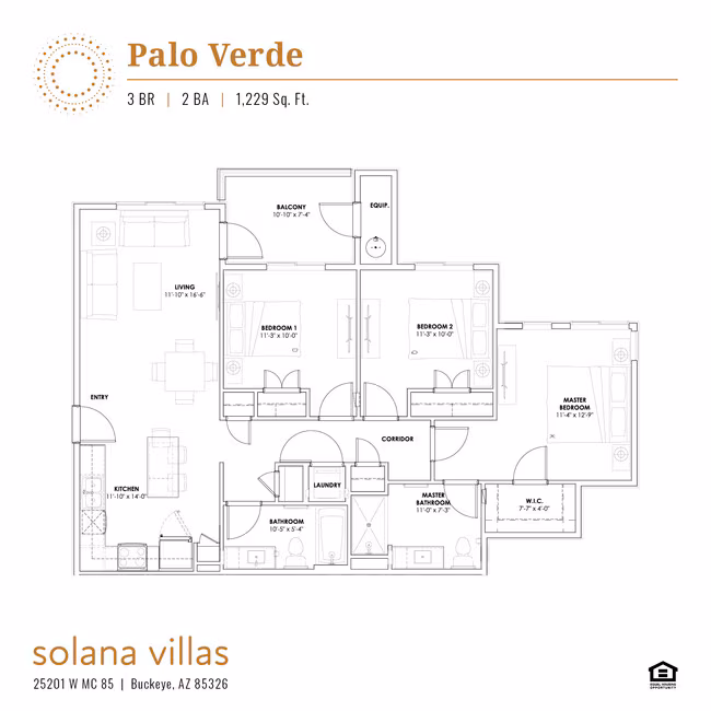 Unit 2040 2050 floor plan